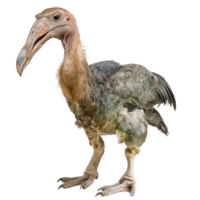 Dodo bird front view full body isolate on transparency background png