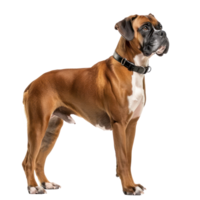 boxeadores mascota lado ver lleno cuerpo aislar en transparencia antecedentes png
