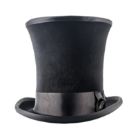 Top Hat front view full length isolate on transparency background png