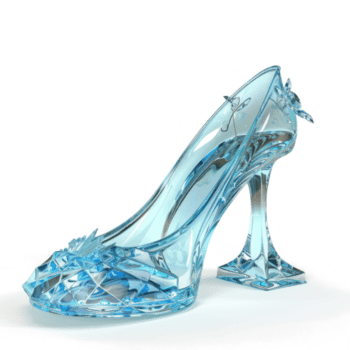 bicchiere pantofola 3d interpretazione davanti Visualizza isolato su trasparenza sfondo png