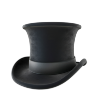 Top Hat front view full length isolate on transparency background png