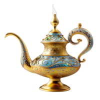 very beautiful magic lamp isolate on transparency background png