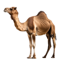 Camel full body isolate on transparency background png