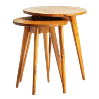 Nesting Table front view full length isolate on transparency background png