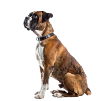 boxeadores mascota frente ver lleno cuerpo aislar en transparencia antecedentes png