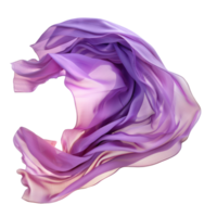 floating fabric blowing isolate on transparency background png