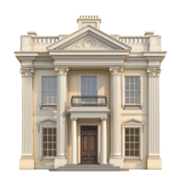 Georgian House isolate on transparency background png