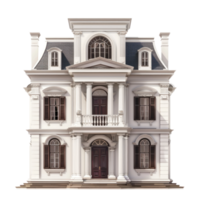 Georgian House isolate on transparency background png