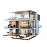 Penthouse isolate on transparency background png