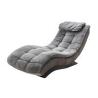 Chaise Lounge front view full length isolate on transparency background png