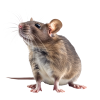 Rats pet side view full body isolate on transparency background png