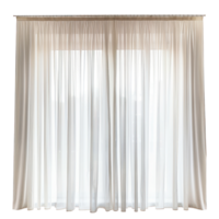 Modern Curtains front view full length isolate on transparency background png