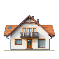 Single-Family Detached House isolate on transparency background png