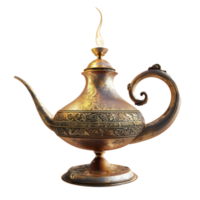 magic lamp isolate on transparency background png