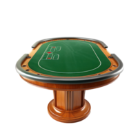 Poker Table isolate on transparency background png