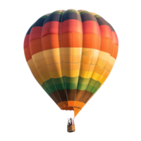 floated Hot-air balloon isolate on transparency background png