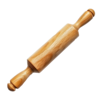 Rolling pin side view full length isolate on transparency background png