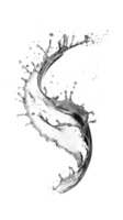 a splash of water on a curve shape bold lines stunning isolate on transparency background png