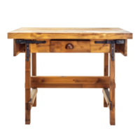 Work Table front view full length isolate on transparency background png
