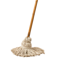 Mop side view full length isolate on transparency background png