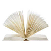 white book open isolate on transparency background png