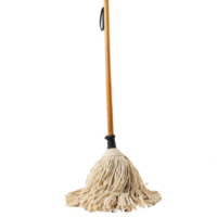 Mop side view full length isolate on transparency background png