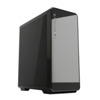 modern pc front view full length isolate on transparency background png