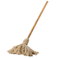 Mop side view full length isolate on transparency background png