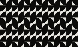 Modern Geometric Abstract Pattern in Black and White Bold, Minimalist Retro Art Design for Backgrounds, Wallpapers, Fashion Prints, and Home Decor Seamless Optical Illusion Pattern vector