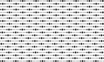 Seamless Black Star Pattern Design. Minimalist Abstract Starry Night Wallpaper, Monochrome Cosmic-Themed Background, Seamless Pattern with Different Size Stars, Halftone Galaxy vector
