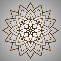 Mandala background design vector