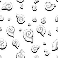 Helix black and white pattern vector