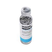 Injectable Human Insulin - Upper Medium View at 90 Degrees png