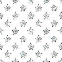 Seamless pattern with cute stars doodle for decorative print, wrapping paper, greeting cards, wallpaper and fabric vector