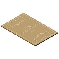 Football Field 3D Illustration vector
