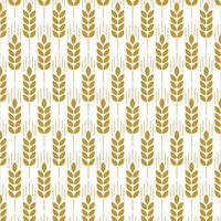 Wheat pattern wallpaper. oat symbol. free space for text. rice sign. Rice pattern wallpaper. vector