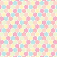 Hexagon pattern background. Hexagon pastel color pattern wallpaper. vector