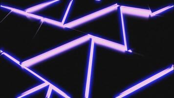 Computer animation of disappearing and appearing triangles. Design. 3D background with triangular pattern and swapping shapes. Moving triangles in 3D mosaic background video