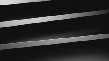 Black background with white stripes. Design. Moving horizontal stripes made in computer graphics. video