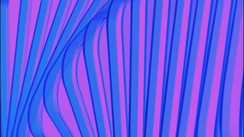 Background with moving lines and curves. Design. Minimalistic animation of moving lines with bend. Lines move in flow with abstract 3d bend video