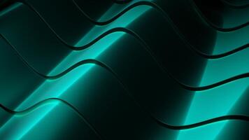 Turquoise stripes. Design. A bright background with structures bonded together and moving in different directions in 2d format. video