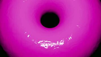 Purple and pink whirlwind. Design. Three d cycle made in abstraction. video