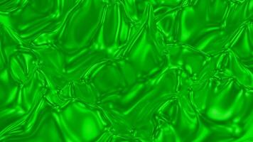 Ripples on surface of metallic liquid. Design. Bubbling 3D liquid with metallic texture. Bubbling ripples of shiny liquid with glossy shine video