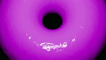 Purple and pink whirlwind. Design. Three d cycle made in abstraction. video