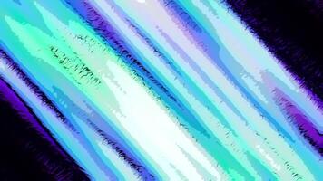 Abstract energy rays on a black background. Motion. Colorful blurred diagonal stripes. video