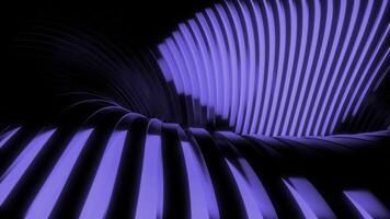 Striped lines move in flow of tunnel. Design. Striped lines move in flow of tunnel hole. Lines move into abstract 3d hole on black background video