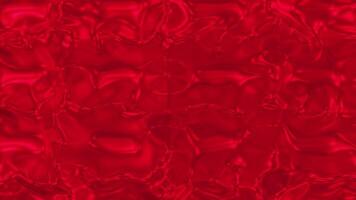 Moving flow of ripples on surface of colored liquid. Design. Morphing liquid moves with metallic shine and ripples. Moving ripples of colored 3d liquid video