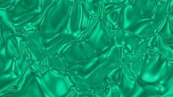 Ripples on surface of metallic liquid. Design. Bubbling 3D liquid with metallic texture. Bubbling ripples of shiny liquid with glossy shine video