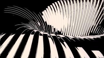 Abstract visualization of rotating gear background. Design. Spinning technological mechanism. video