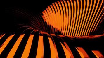 Abstract visualization of rotating gear background. Design. Spinning technological mechanism. video